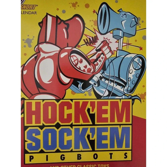 CISCO SNORT Calendar 2024 Snort Pig Hock'Em Sock'Em Pigbots Funny Wall Calendar - Picture 1 of 12